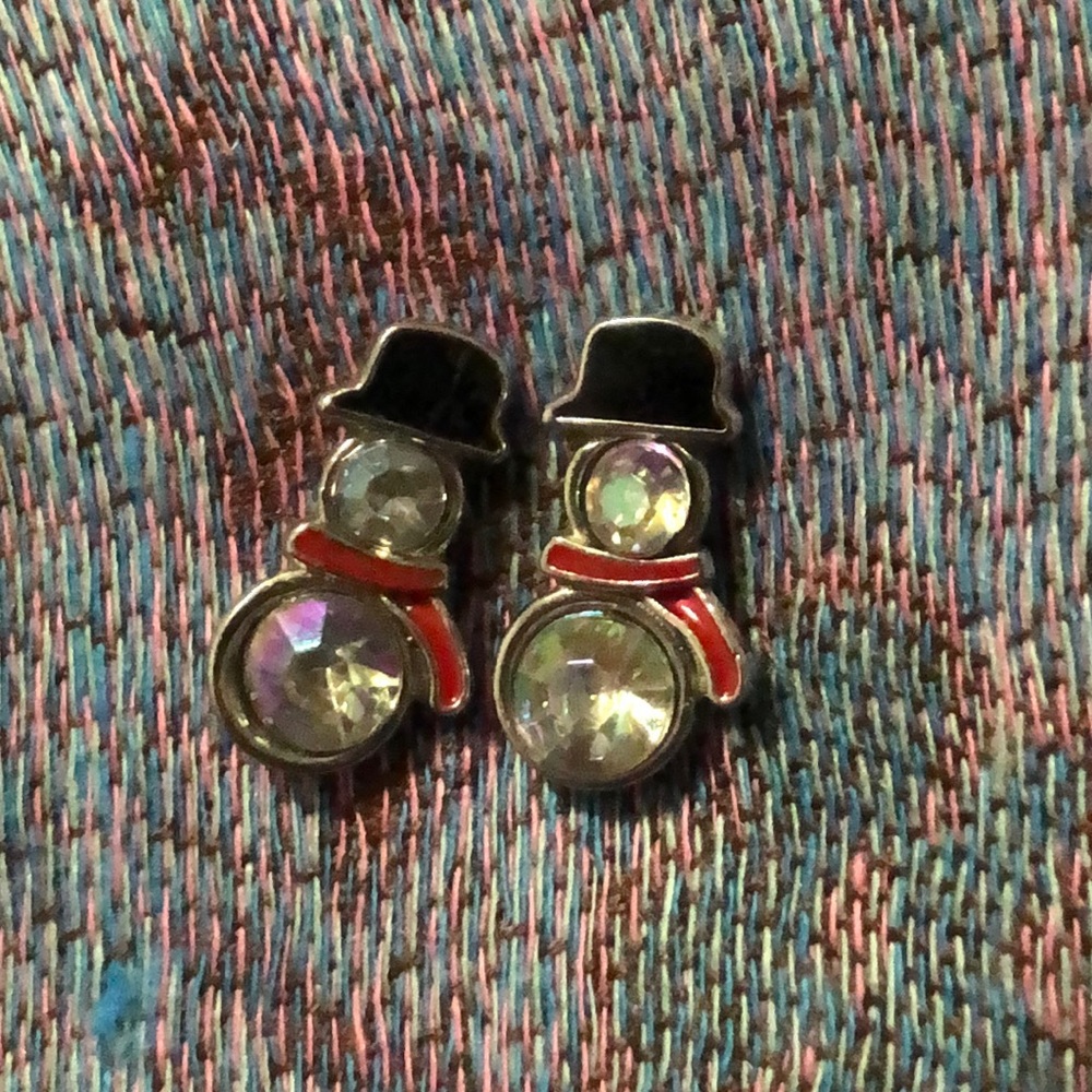 3 for $6 Jewelry Snowman Earrings